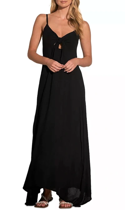 Elan Sleeveless Cutout Maxi Dress In Black | ModeSens
