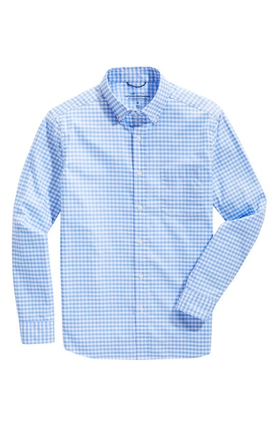 Vineyard Vines Classic Fit Gingham Button-down Shirt In Newport Blue