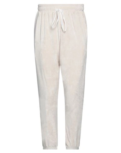 Takeshy Kurosawa Man Pants Ivory Size Xl Polyester, Elastane In White