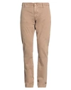 Hand Picked Man Pants Beige Size 33 Cotton, Polyurethane