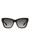 Michael Kors Empire 55mm Gradient Cat Eye Sunglasses In Black