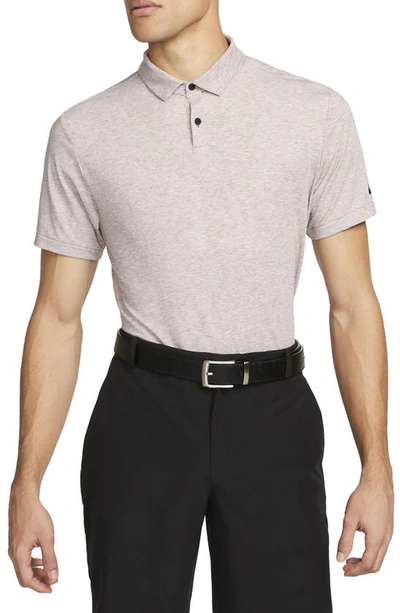 Nike Men's Dri-fit Tour Heathered Golf Polo In Brown