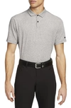 Nike Men's Dri-fit Tour Heathered Golf Polo In Black