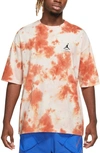 Jordan Essentials Statement Tie Dye Oversize T-shirt In Brown