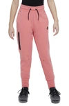 Nike Sportswear Tech Fleece Big Kids' (girls') Pants In Pink