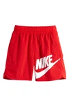 Nike Sportswear Big Kids' (boys') Woven Shorts In Red