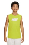 Nike Dri-fit Multi+ Big Kids' (boys') Sleeveless Training Top In Green