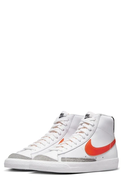 Nike Men's Blazer Mid '77 Vintage Shoes In White