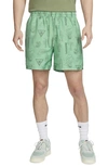 Nike Men's  Sportswear Woven Flow Shorts In Green