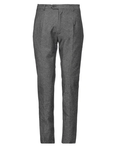 Tombolini Man Pants Lead Size 38 Cotton, Polyamide, Wool, Elastane In Grey