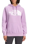 The North Face Half Dome Graphic Pullover Hoodie In Lupine/tnf White