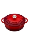 Le Creuset Signature 2.75 Quart Enamel Dutch Oven In Cerise