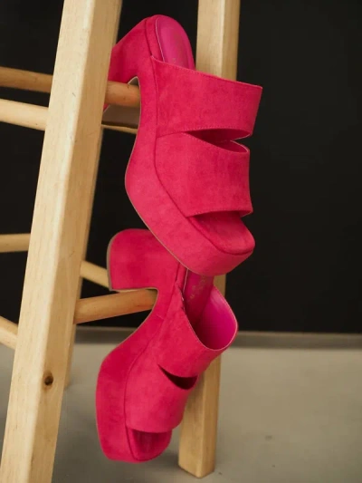 Matisse Marissa Platform Heels In Pink