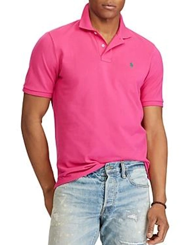 Polo Ralph Lauren Classic Fit Stretch Mesh Polo Shirt In Currant