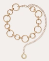 Ramy Brook Tilly Chain Belt In Gold
