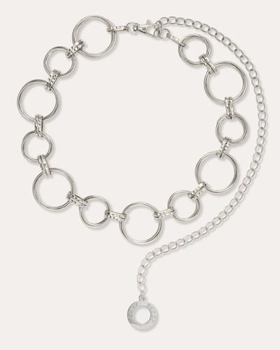 Ramy Brook Tilly Chain Belt In Silver