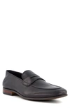 Dune London Sync Collapsible Heel Penny Loafer In Black