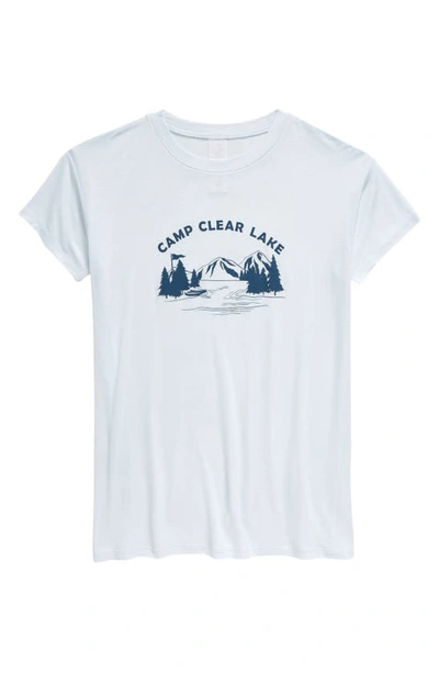 Nordstrom Kids' Graphic Tee In Blue Fade Camp Clear Lake