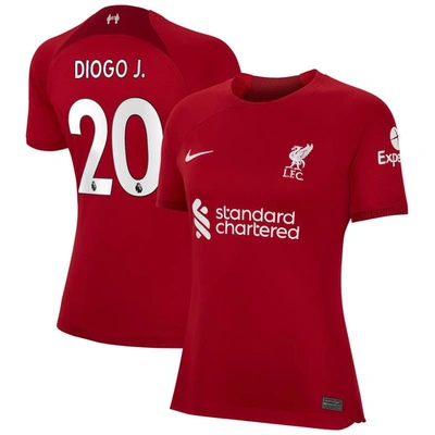 Nike Diogo Jota Red Liverpool 2022/23 Home Breathe Stadium Replica Player Jersey