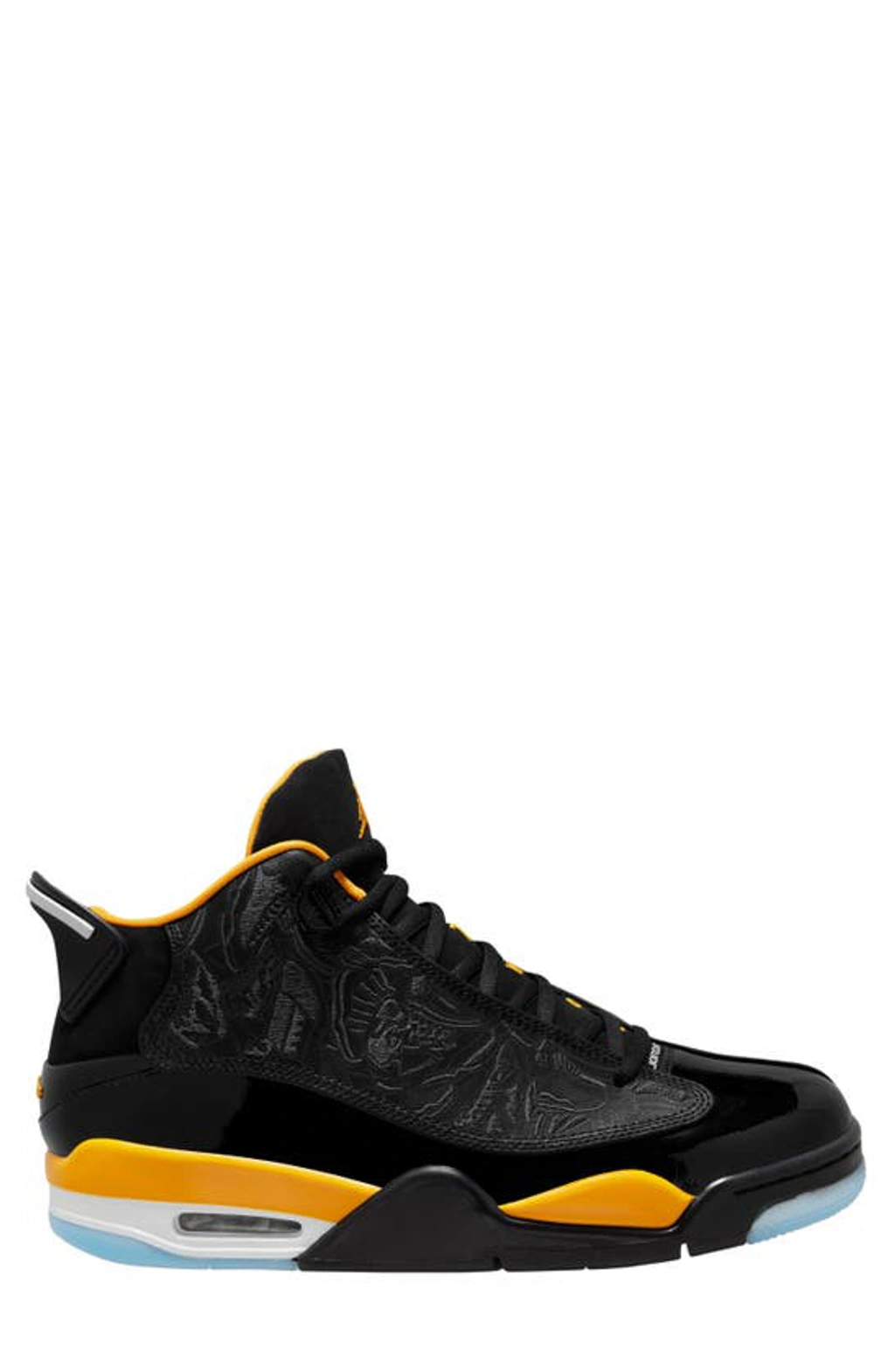 Jordan Air Dub Zero Sneaker In Black/ Taxi/ White ModeSens