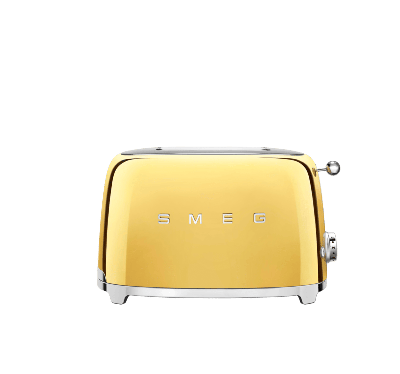 Smeg 2-slice Toaster In Gold 1