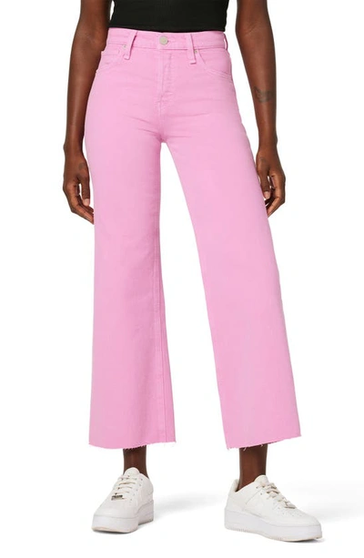 Hudson Jeans James High-rise Wide Leg Jeans In Pink