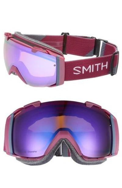 Smith I/o 180mm Snow/ski Goggles - Grape Split/ Mirror