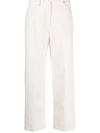 Myths Straight-leg Tailored Trousers In Ecru