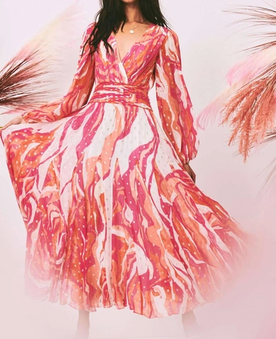 Rococo Sand Emily Long Dress In Pink