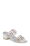 Katy Perry The Kenzie Studded Sandal In Rainbow Multi