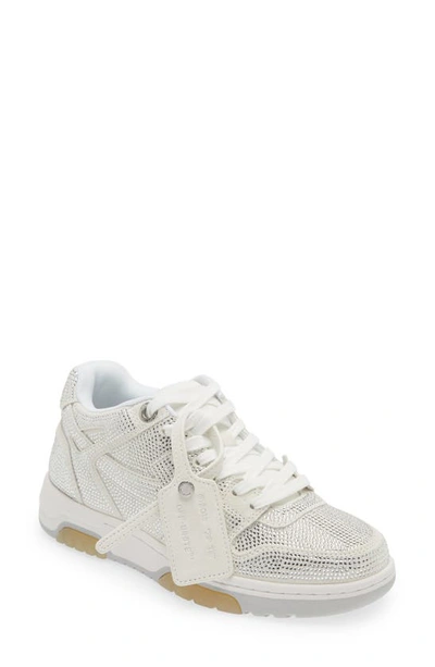 Off-white Out Of Office Strass Leather Trainers In White