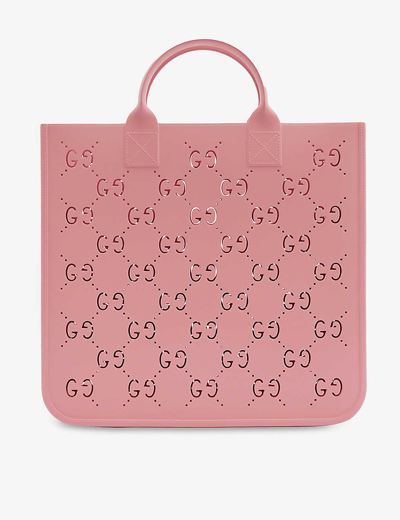 Gucci Kids' Gg Tech Tote Bag In Butterfly Pink