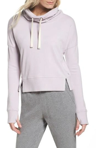 Ugg Miya Funnel Neck Sweatshirt In Lavender Fog