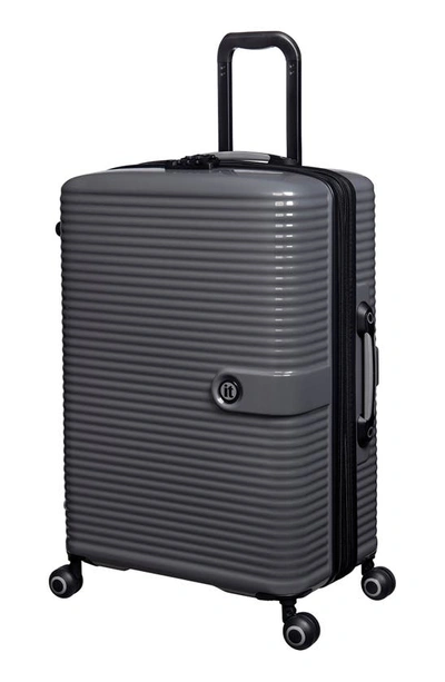 It Luggage Helixian 27" 8-wheel Expandable Tsa Spinner In Charcoal