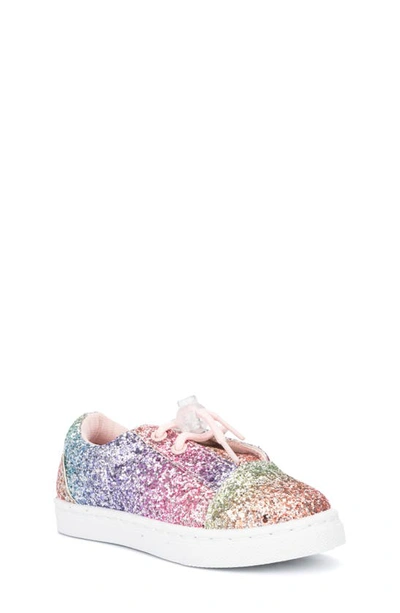 Olivia Miller Kids' Glitter Sneaker In Rainbow Glitter