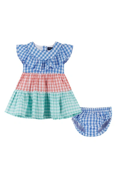 Andy & Evan Baby Girl's Gingham Print Dress & Bloomers Set In Gingham Multi