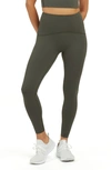 Spanx Booty Boost Active 7/8 Crushed Leggings In Crushed Canopy