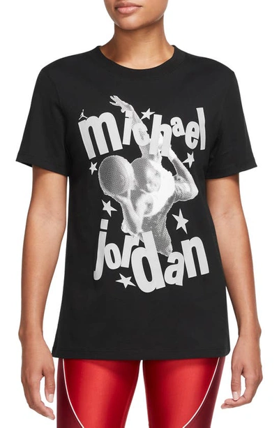 Jordan Heritage Graphic T-shirt In Black