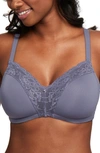 Montelle Intimates Dream Wireless T-shirt Bra In Crystal Grey