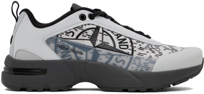 Stone Island Grime Sneakers Sky In Blue