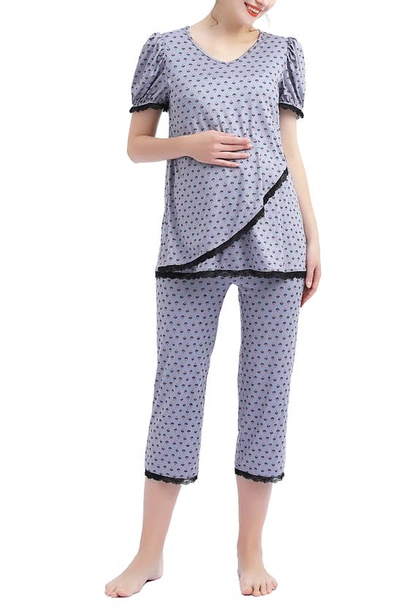 Kimi And Kai Drew Maternity Pyjamas In Grey