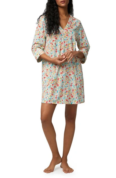Bedhead Pajamas Print Cotton Jersey Nightgown In Inflorescence