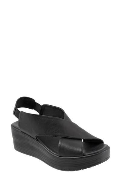 Bueno Naomi Platform Slingback Sandal In Black