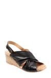 Bueno Jasmin Wedge Espadrille Sandal In Black