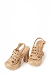 Paloma Barceló Bruna Platform Sandal In Neutral
