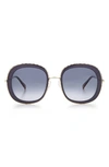 Missoni 53mm Round Sunglasses In Grey/ Grey Shaded