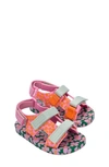 Mini Melissa Kids' Ping Pong Fabula Print Sandal In Pink