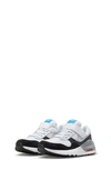 Nike Kids' Air Max Systm Sneaker In White/ Platinum/ Black/ Grey