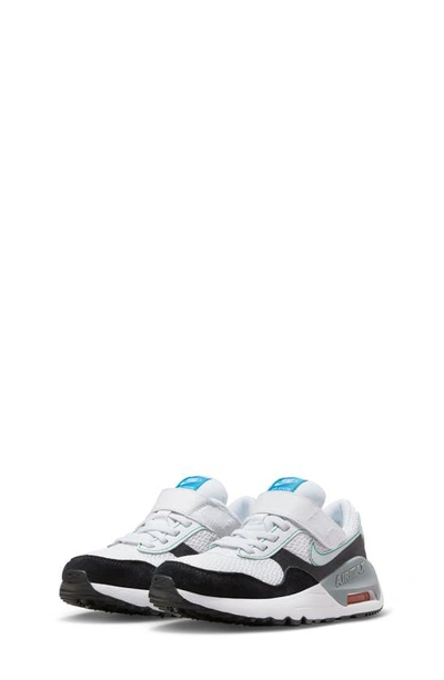 Nike Kids' Air Max Systm Sneaker In White/ Platinum/ Black/ Grey