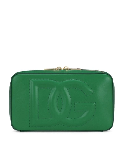 Dolce & Gabbana Logo Camera Bag In Green